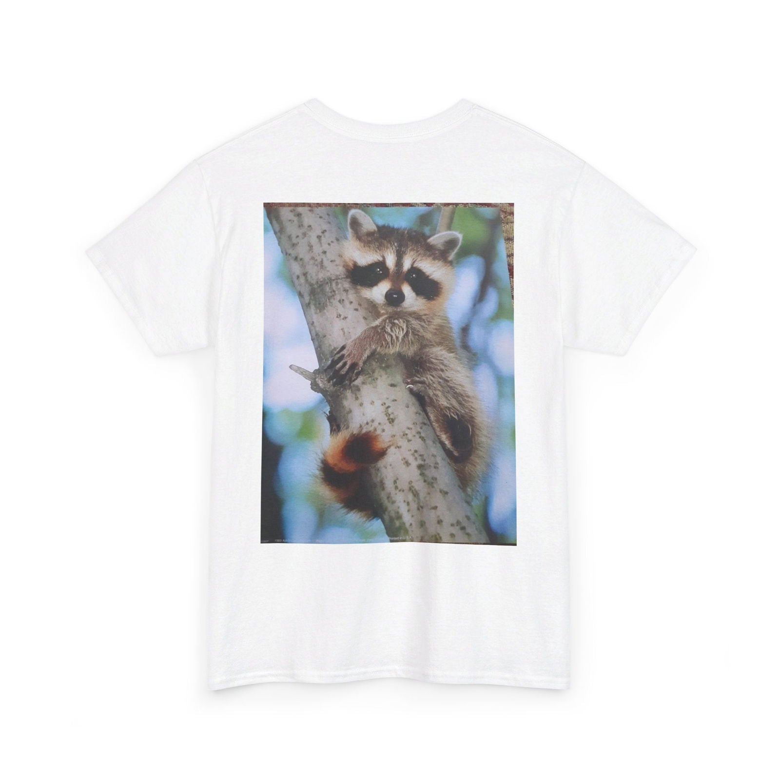 Racoon 2 Unisex Heavy Cotton Tee - S-Mart Shop Smart Treasures