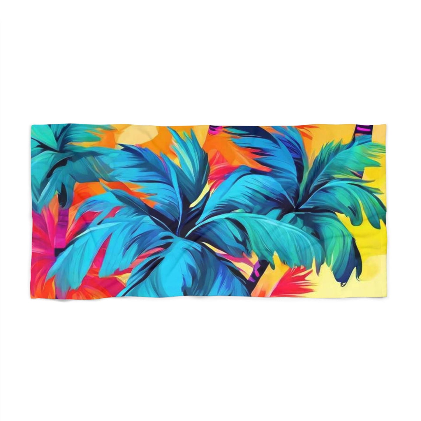 Rainbow Palm Beach Towel - S-Mart Shop Smart Treasures