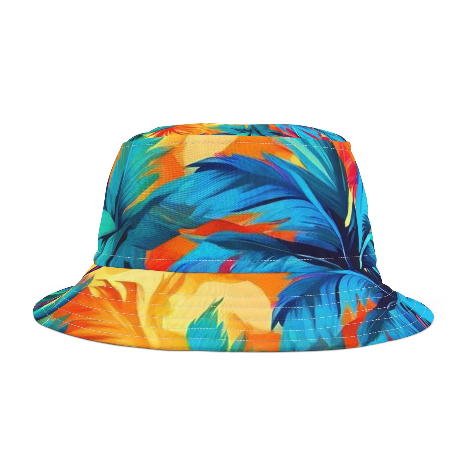 Rainbow Palm Bucket Hat (AOP) - S-Mart Shop Smart Treasures