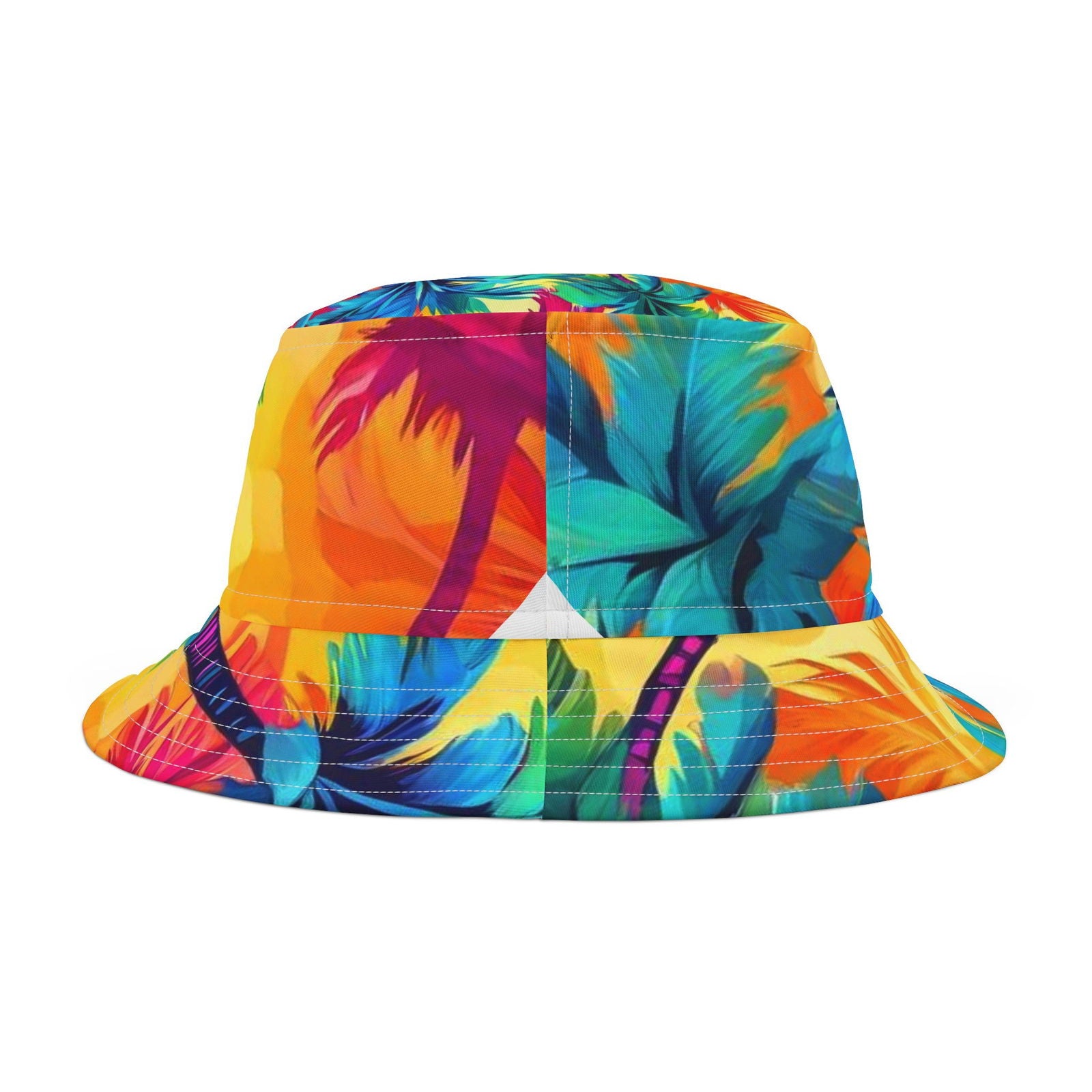 Rainbow Palm Bucket Hat (AOP) - S-Mart Shop Smart Treasures