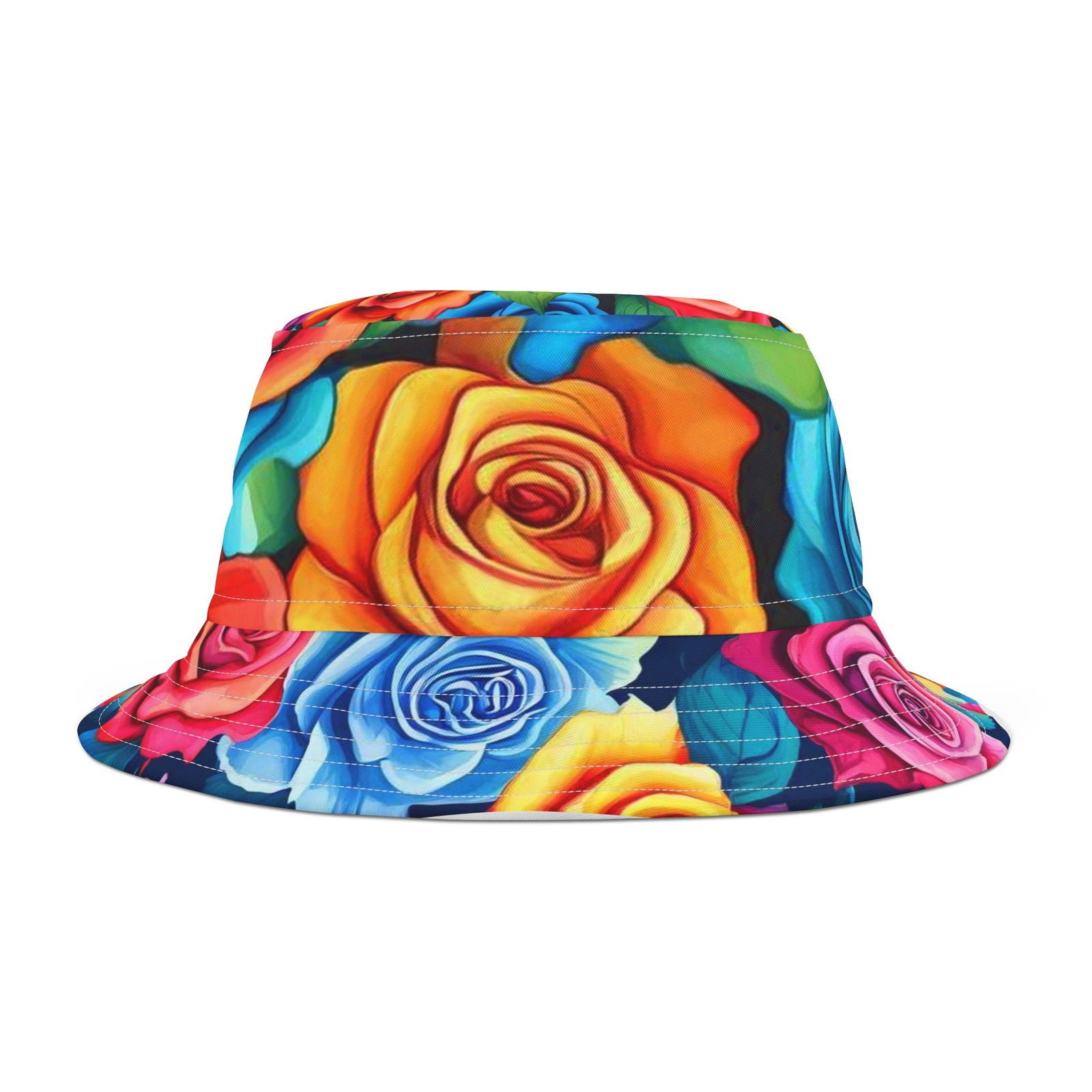 Rainbow Roses Bucket Hat (AOP) - S-Mart Shop Smart Treasures