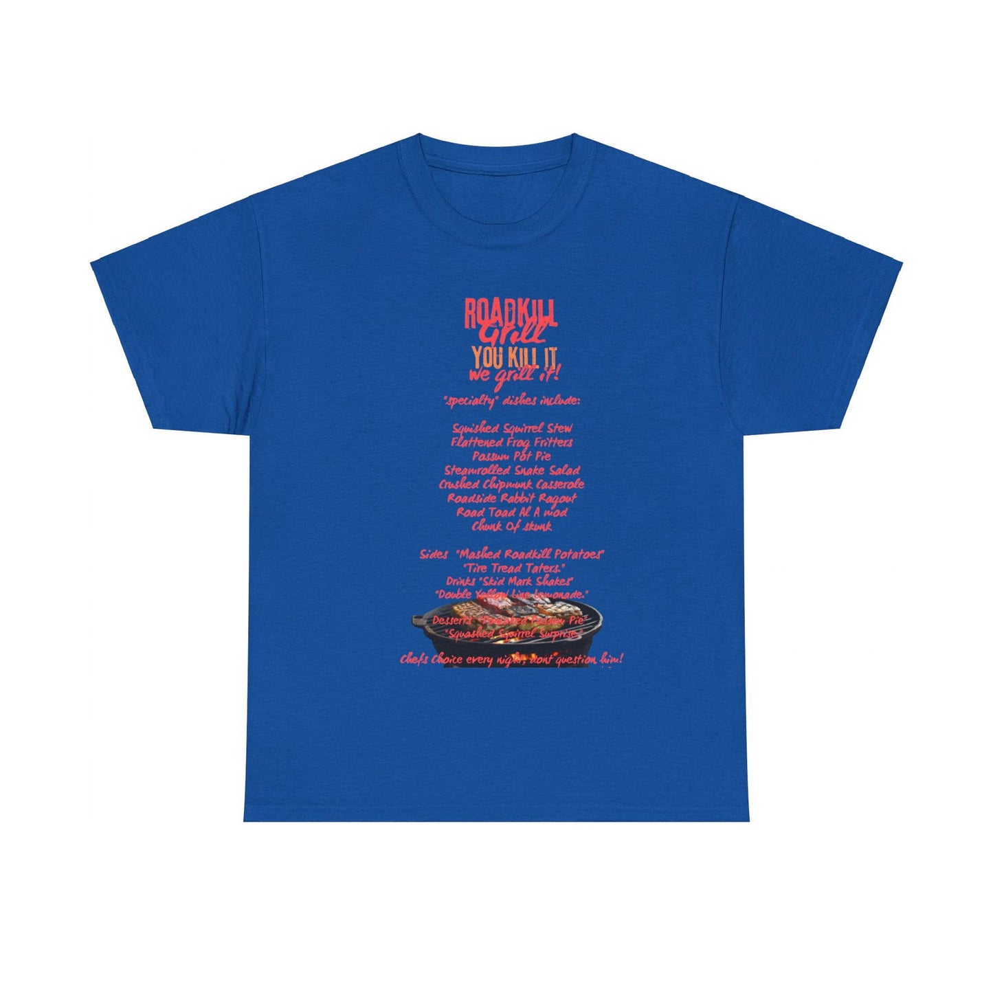 Road Kill Grill Unisex Heavy Cotton Tee - S-Mart Shop Smart Treasures