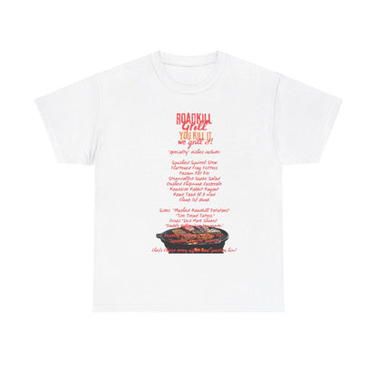 Road Kill Grill Unisex Heavy Cotton Tee - S-Mart Shop Smart Treasures