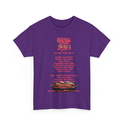 Road Kill Grill Unisex Heavy Cotton Tee - S-Mart Shop Smart Treasures