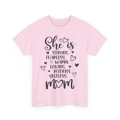 She is mom Unisex Heavy Cotton Tee - S-Mart Shop Smart Treasures