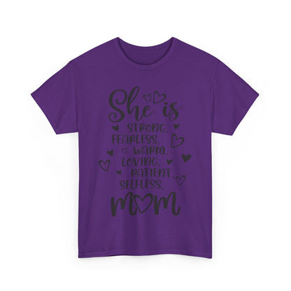 She is mom Unisex Heavy Cotton Tee - S-Mart Shop Smart Treasures