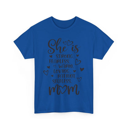 She is mom Unisex Heavy Cotton Tee - S-Mart Shop Smart Treasures