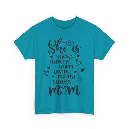 She is mom Unisex Heavy Cotton Tee - S-Mart Shop Smart Treasures