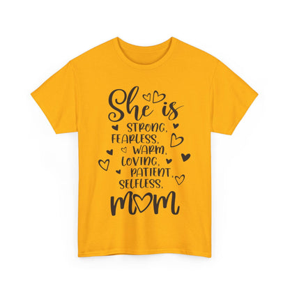 She is mom Unisex Heavy Cotton Tee - S-Mart Shop Smart Treasures
