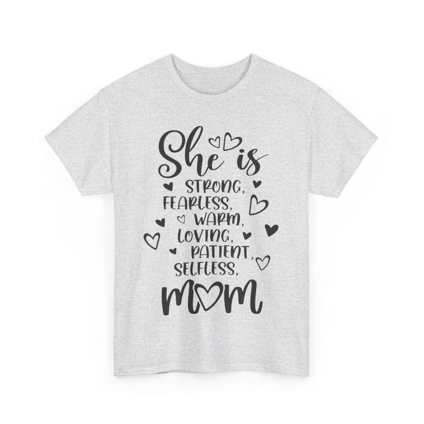 She is mom Unisex Heavy Cotton Tee - S-Mart Shop Smart Treasures