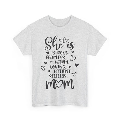 She is mom Unisex Heavy Cotton Tee - S-Mart Shop Smart Treasures