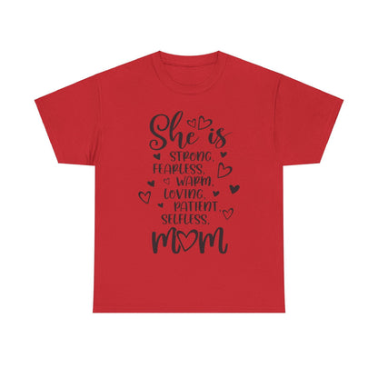 She is mom Unisex Heavy Cotton Tee - S-Mart Shop Smart Treasures