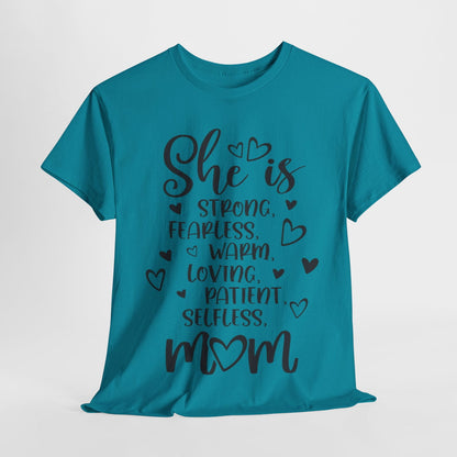 She is mom Unisex Heavy Cotton Tee - S-Mart Shop Smart Treasures