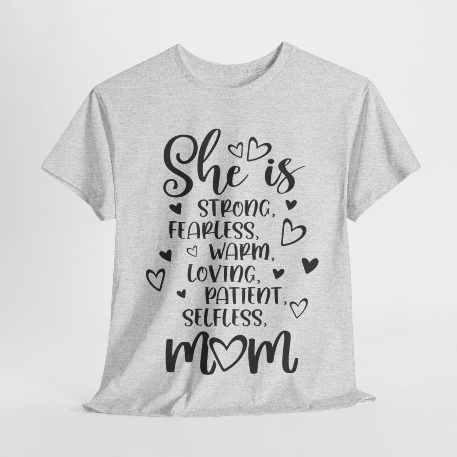 She is mom Unisex Heavy Cotton Tee - S-Mart Shop Smart Treasures