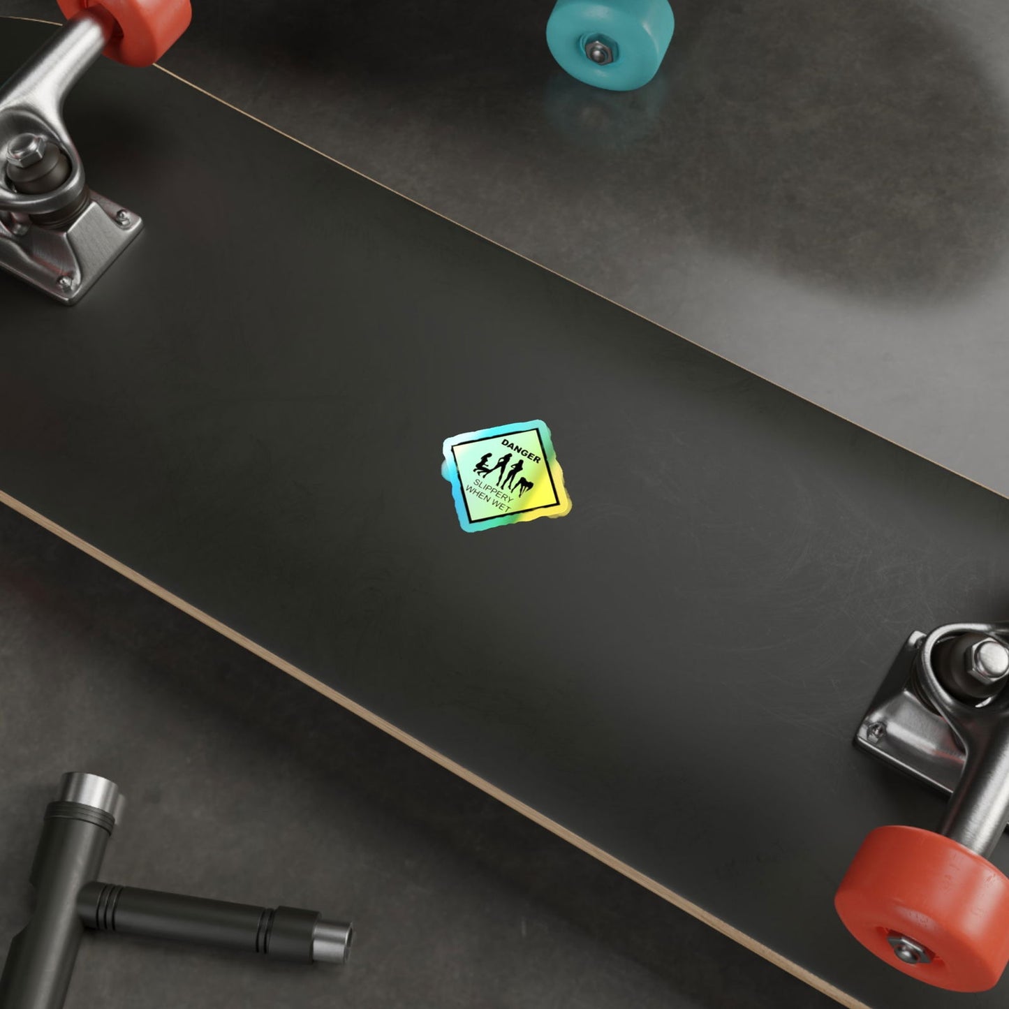 Slippery Holographic Die-cut Stickers - S-Mart Shop Smart Treasures