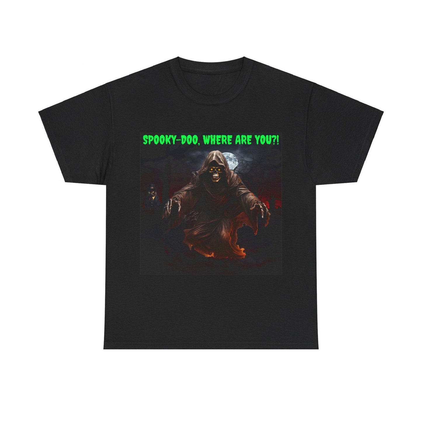 Spooky Doo Where Are You?! Unisex Heavy Cotton Tee - S-Mart Shop Smart Treasures