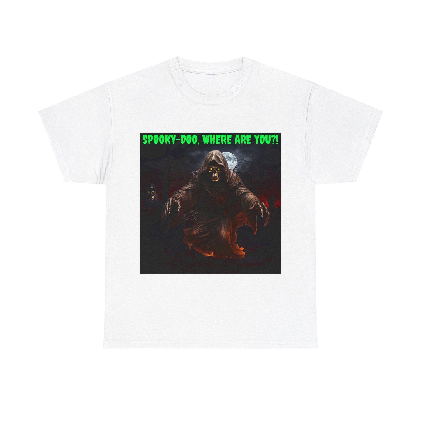 Spooky Doo Where Are You?! Unisex Heavy Cotton Tee - S-Mart Shop Smart Treasures