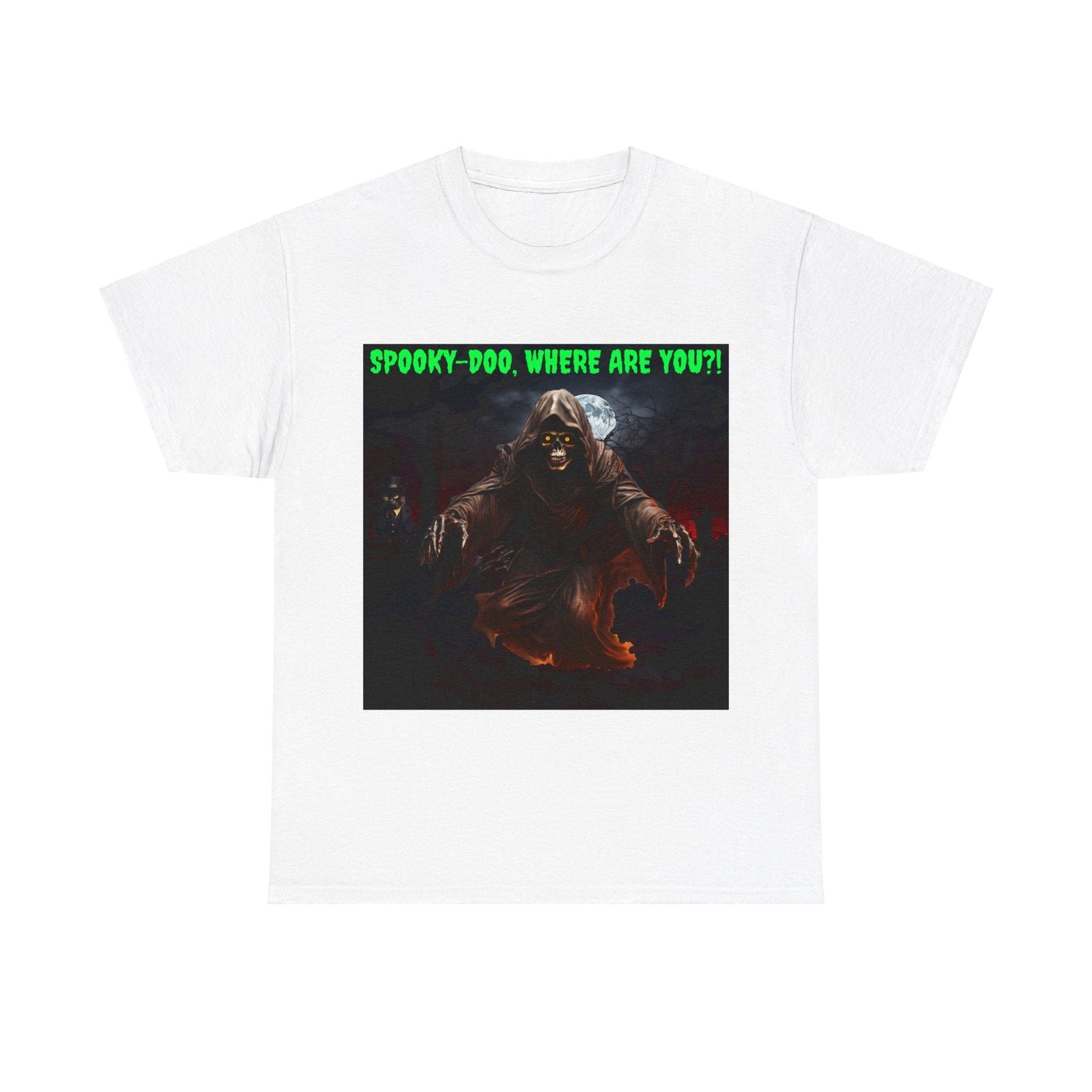 Spooky Doo Where Are You?! Unisex Heavy Cotton Tee - S-Mart Shop Smart Treasures