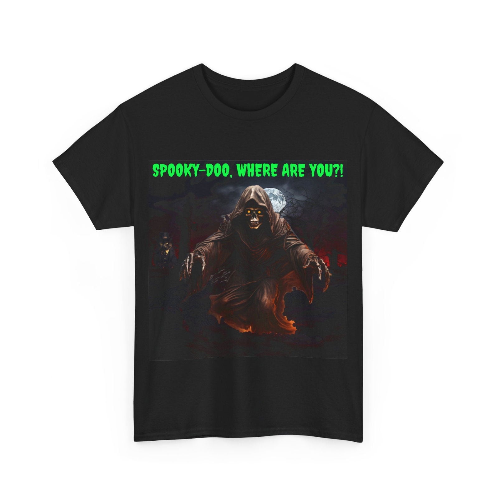 Spooky Doo Where Are You?! Unisex Heavy Cotton Tee - S-Mart Shop Smart Treasures