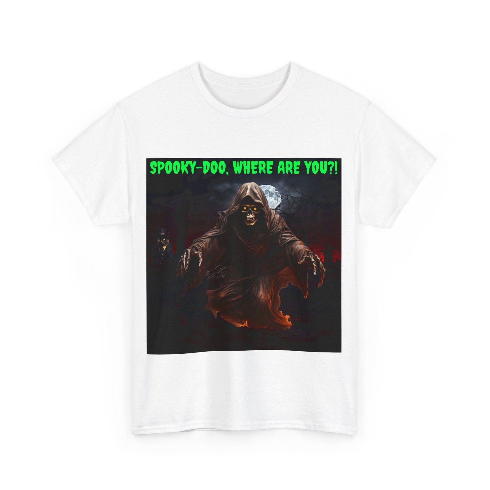 Spooky Doo Where Are You?! Unisex Heavy Cotton Tee - S-Mart Shop Smart Treasures