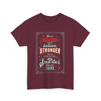 Stronger Unisex Heavy Cotton Tee - S-Mart Shop Smart Treasures