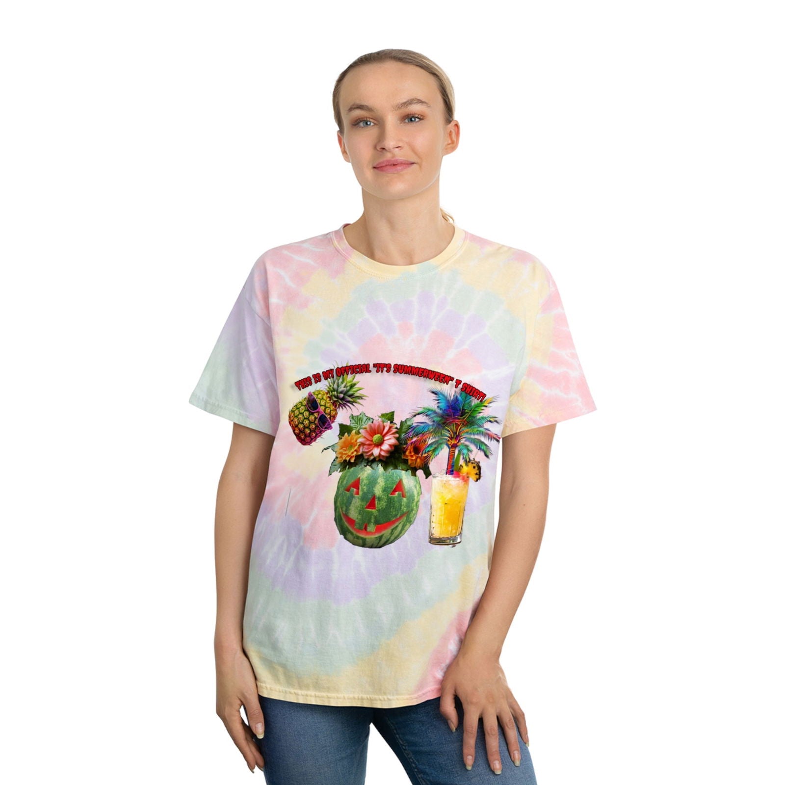 Summer Ween Tie-Dye Tee, Spiral - S-Mart Shop Smart Treasures