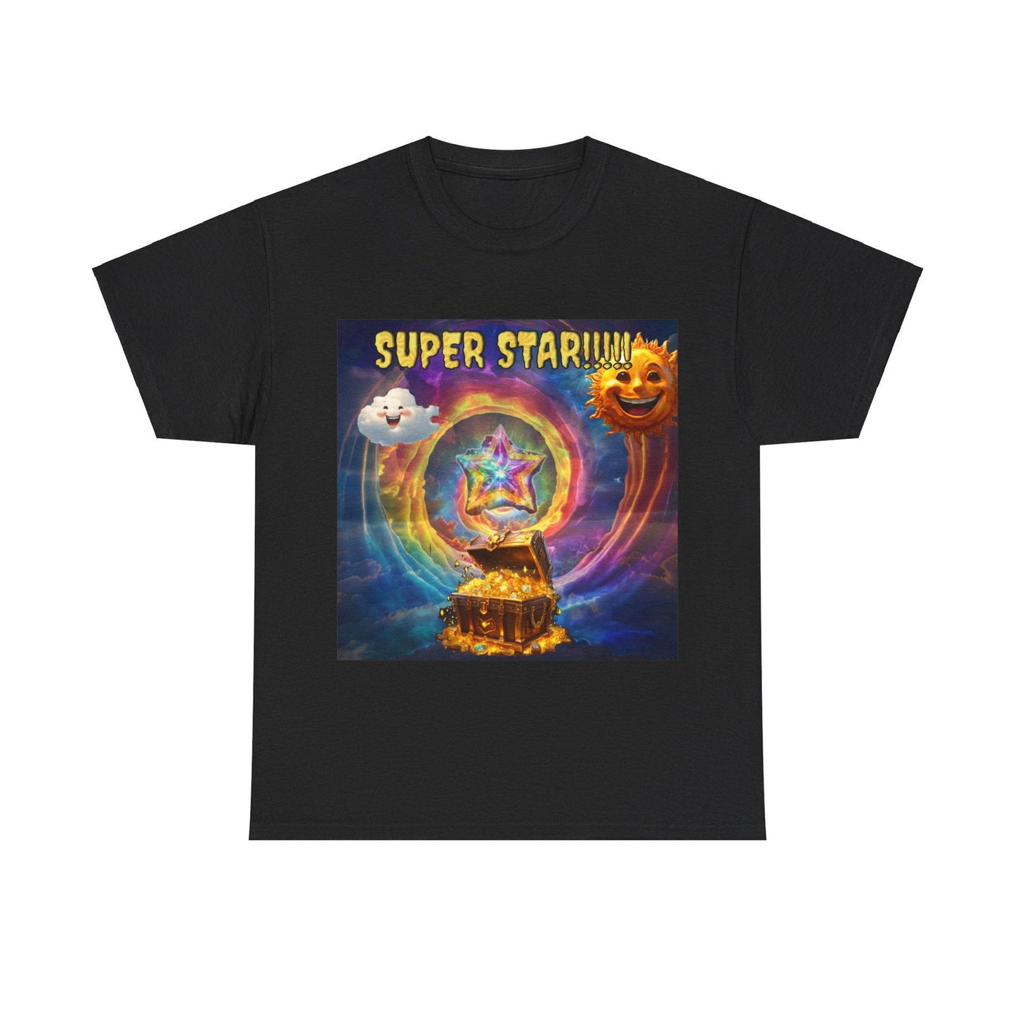Super Star!!Unisex Heavy Cotton Tee - S-Mart Shop Smart Treasures