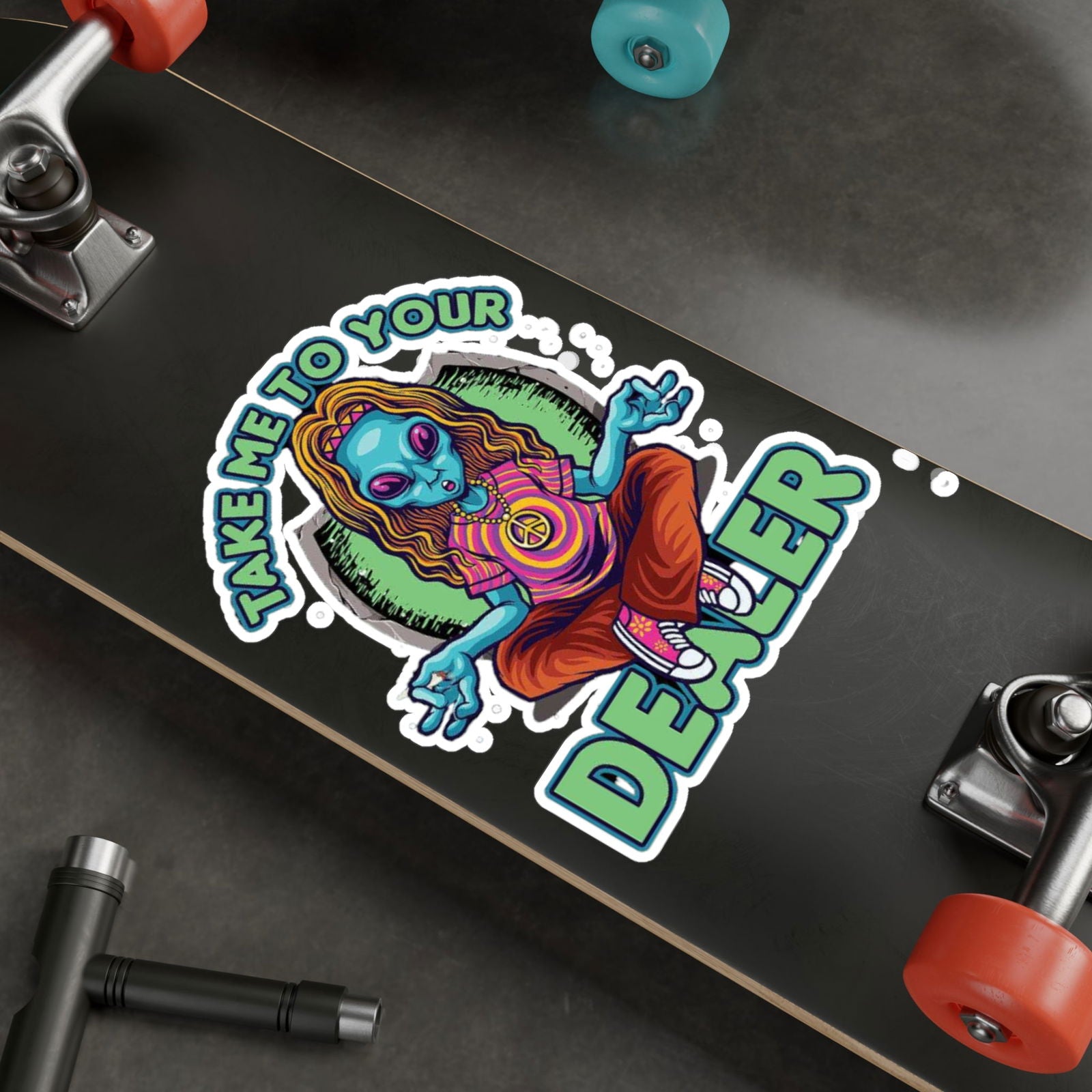 Take Me To Your Dealer Kiss-Cut Vinyl Decals - S-Mart Shop Smart Treasures