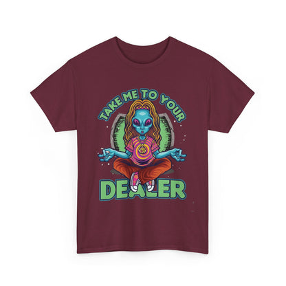 Take Me To Your Dealer Unisex Heavy Cotton Tee - S-Mart Shop Smart Treasures