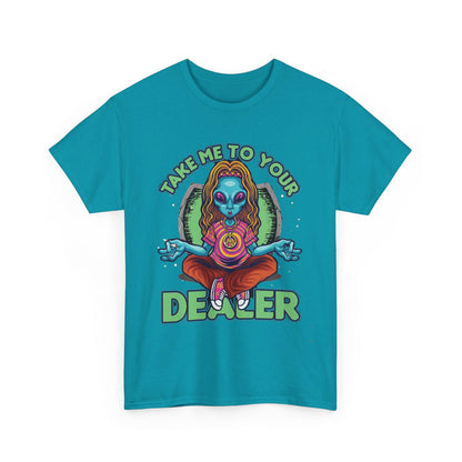 Take Me To Your Dealer Unisex Heavy Cotton Tee - S-Mart Shop Smart Treasures