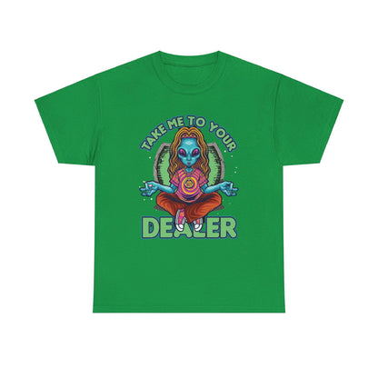 Take Me To Your Dealer Unisex Heavy Cotton Tee - S-Mart Shop Smart Treasures