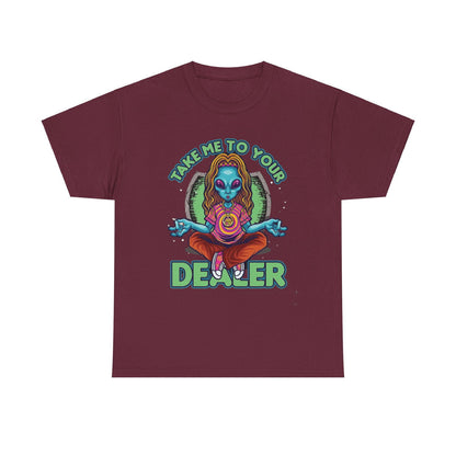 Take Me To Your Dealer Unisex Heavy Cotton Tee - S-Mart Shop Smart Treasures