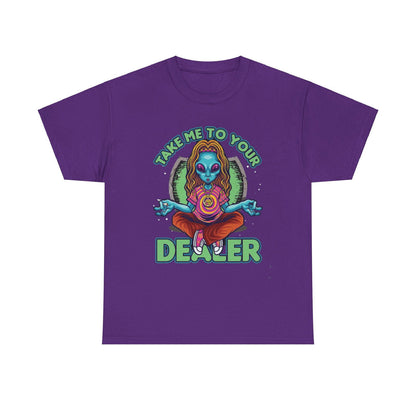 Take Me To Your Dealer Unisex Heavy Cotton Tee - S-Mart Shop Smart Treasures