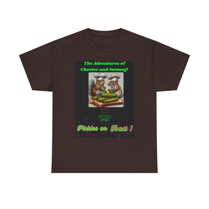 The Adventures Of Chester And nutmeg S-Mart Exclusive Unisex Heavy Cotton Tee - S-Mart Shop Smart Treasures