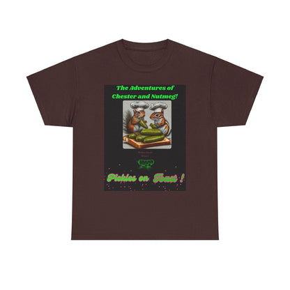 The Adventures Of Chester And nutmeg S-Mart Exclusive Unisex Heavy Cotton Tee - S-Mart Shop Smart Treasures
