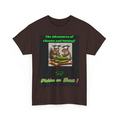 The Adventures Of Chester And nutmeg S-Mart Exclusive Unisex Heavy Cotton Tee - S-Mart Shop Smart Treasures