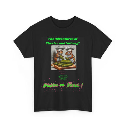 The Adventures Of Chester And nutmeg S-Mart Exclusive Unisex Heavy Cotton Tee - S-Mart Shop Smart Treasures