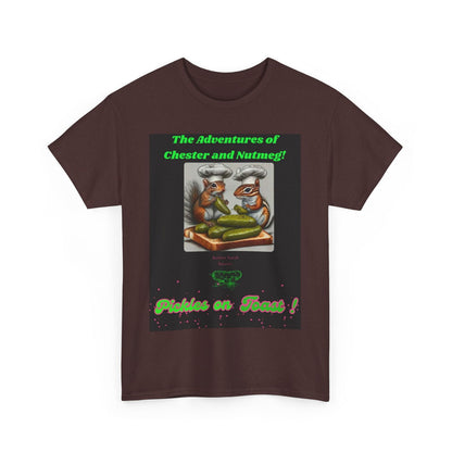 The Adventures Of Chester And nutmeg S-Mart Exclusive Unisex Heavy Cotton Tee - S-Mart Shop Smart Treasures