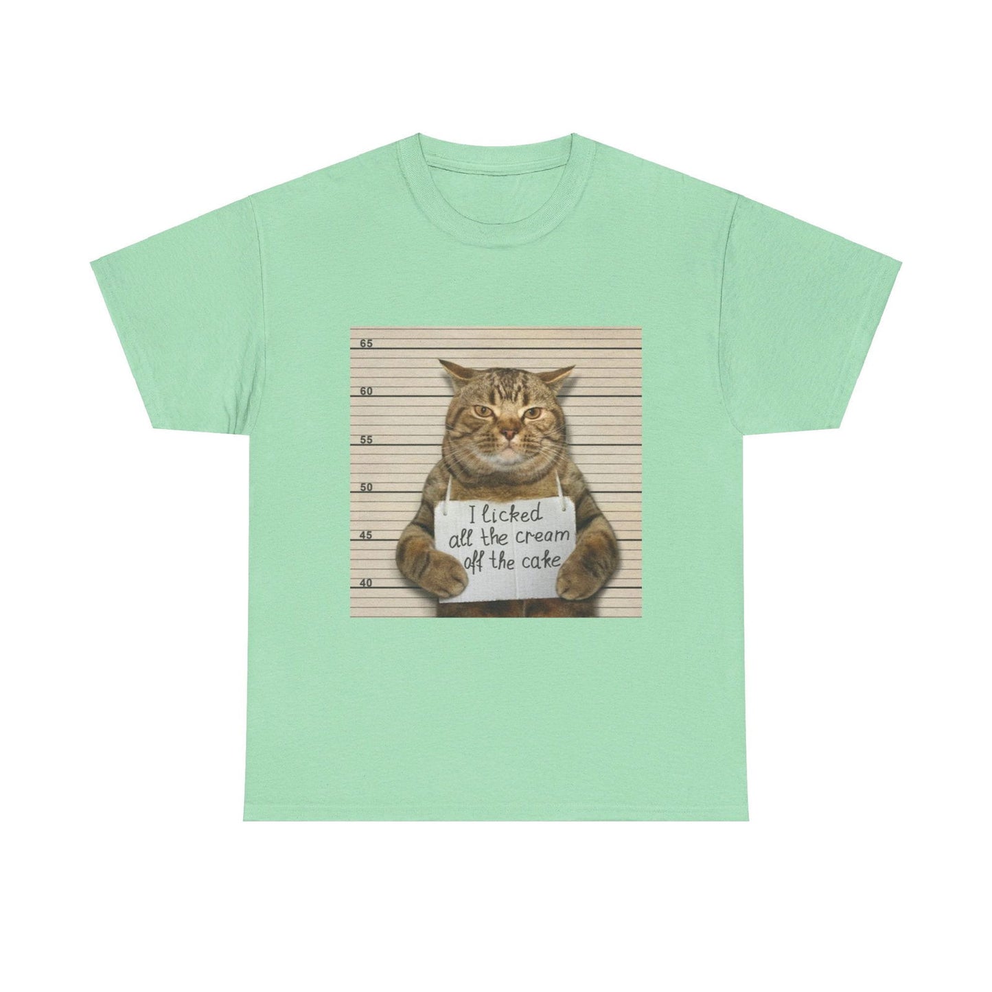The Cat Did It Unisex Heavy Cotton Tee - S-Mart Shop Smart Treasures