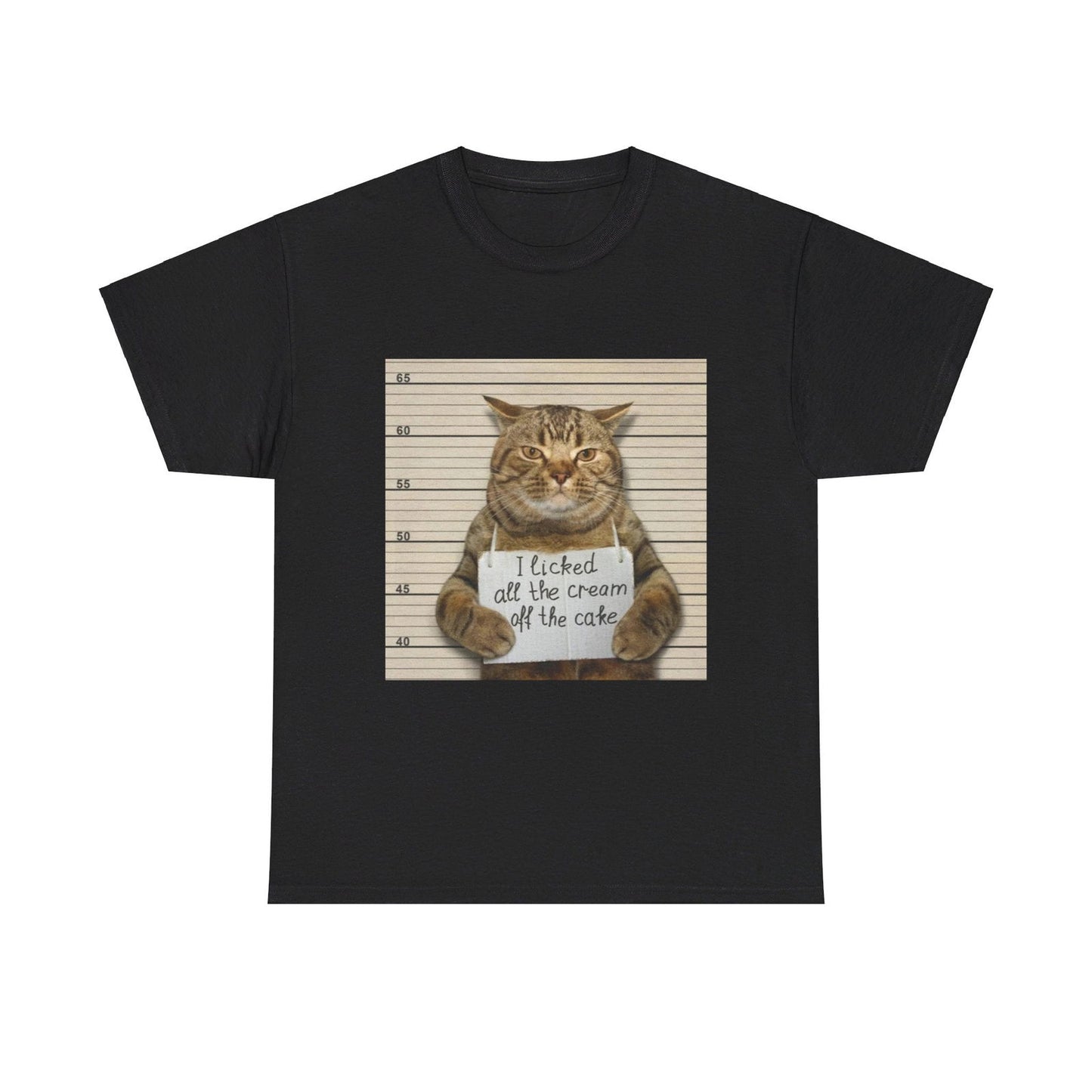 The Cat Did It Unisex Heavy Cotton Tee - S-Mart Shop Smart Treasures