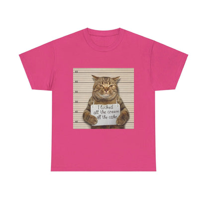 The Cat Did It Unisex Heavy Cotton Tee - S-Mart Shop Smart Treasures