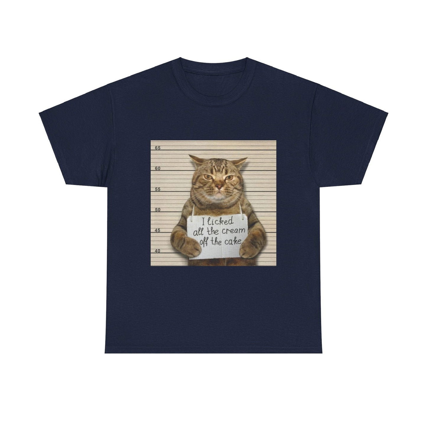 The Cat Did It Unisex Heavy Cotton Tee - S-Mart Shop Smart Treasures