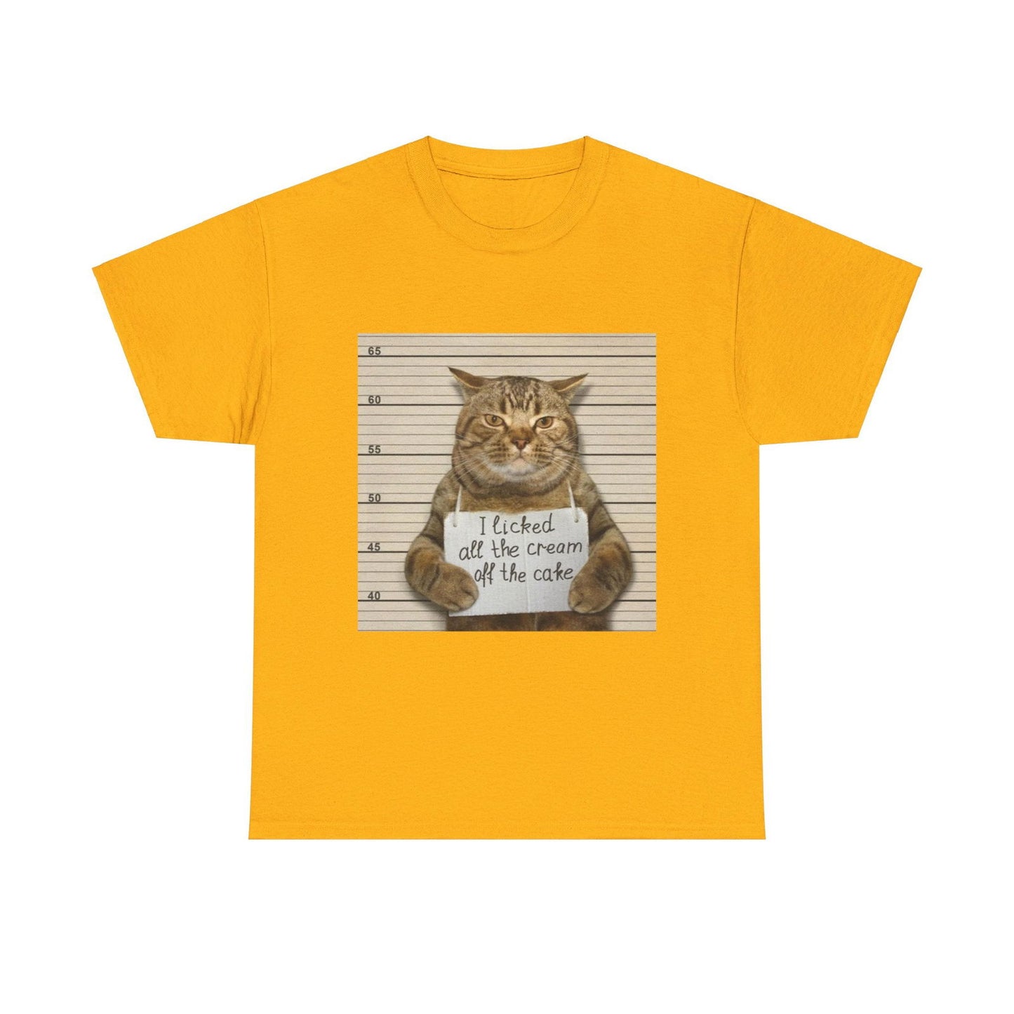 The Cat Did It Unisex Heavy Cotton Tee - S-Mart Shop Smart Treasures
