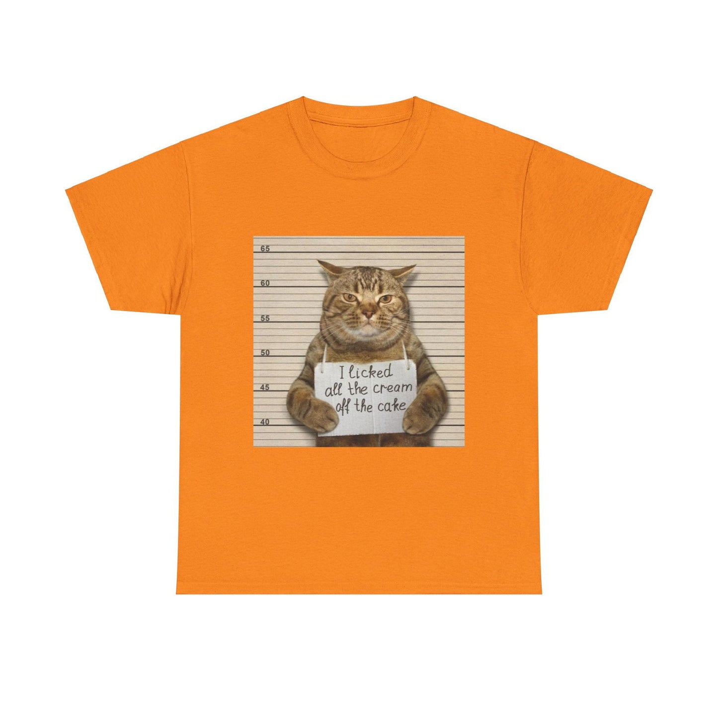 The Cat Did It Unisex Heavy Cotton Tee - S-Mart Shop Smart Treasures