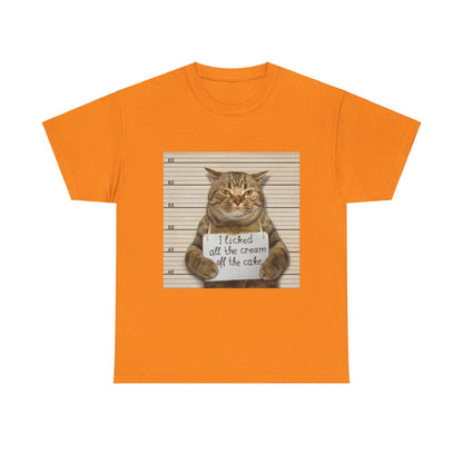The Cat Did It Unisex Heavy Cotton Tee - S-Mart Shop Smart Treasures