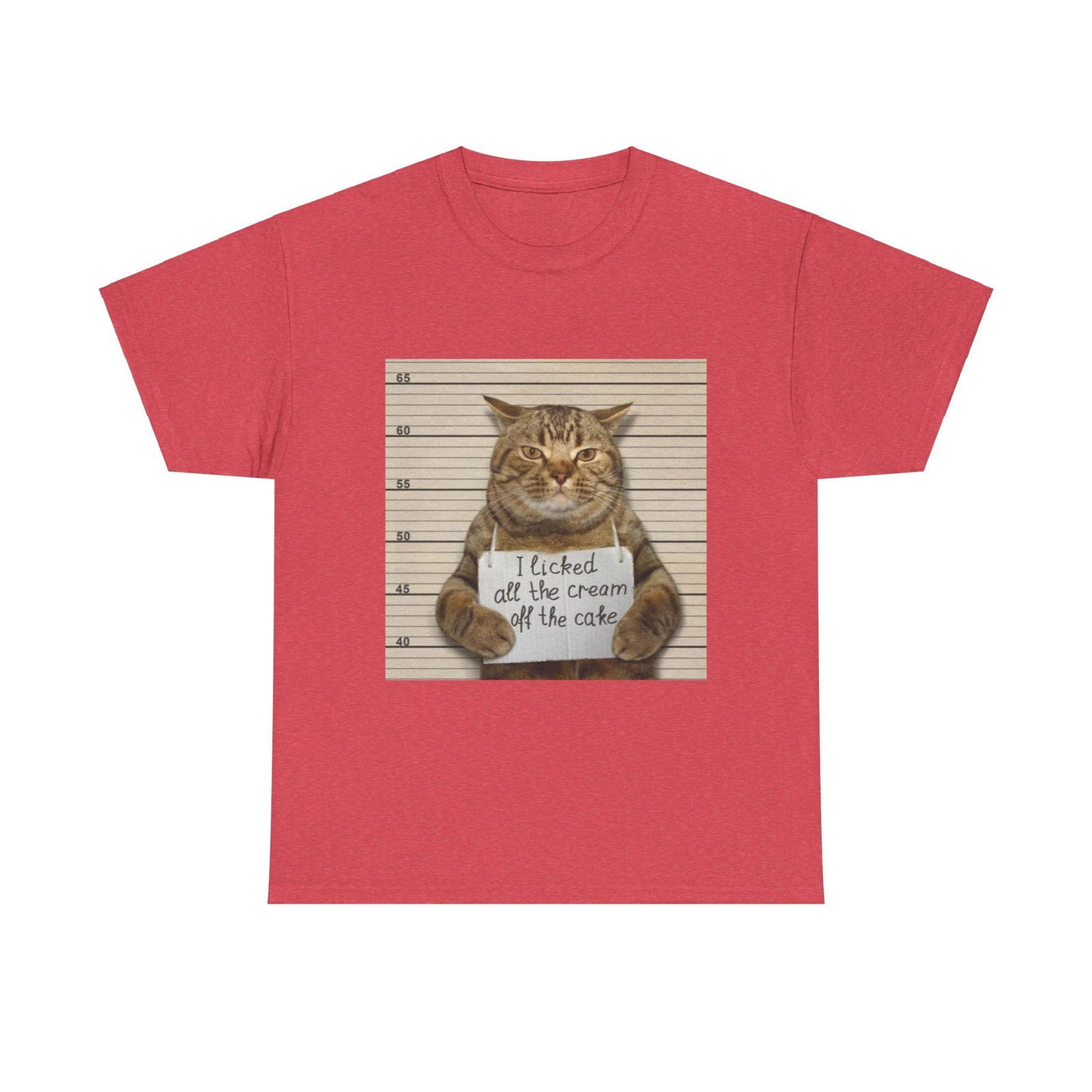 The Cat Did It Unisex Heavy Cotton Tee - S-Mart Shop Smart Treasures