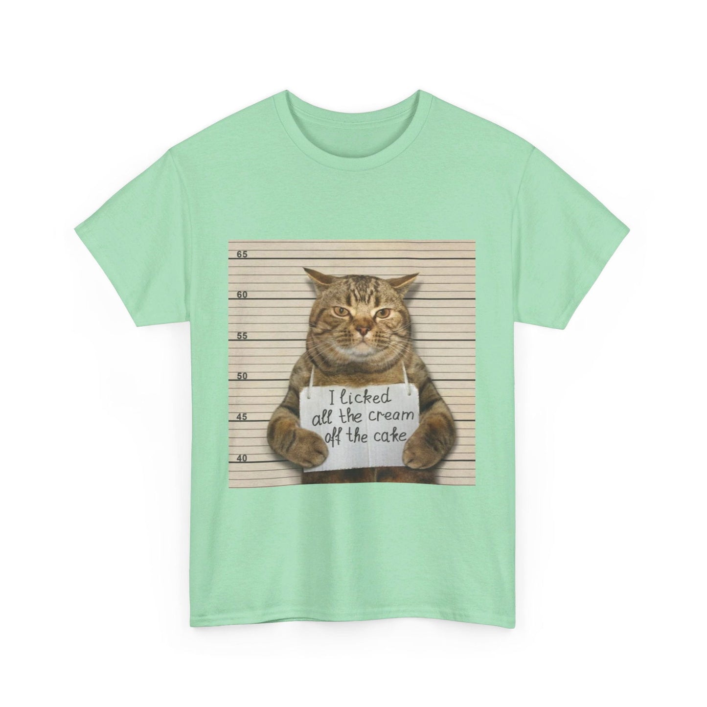 The Cat Did It Unisex Heavy Cotton Tee - S-Mart Shop Smart Treasures