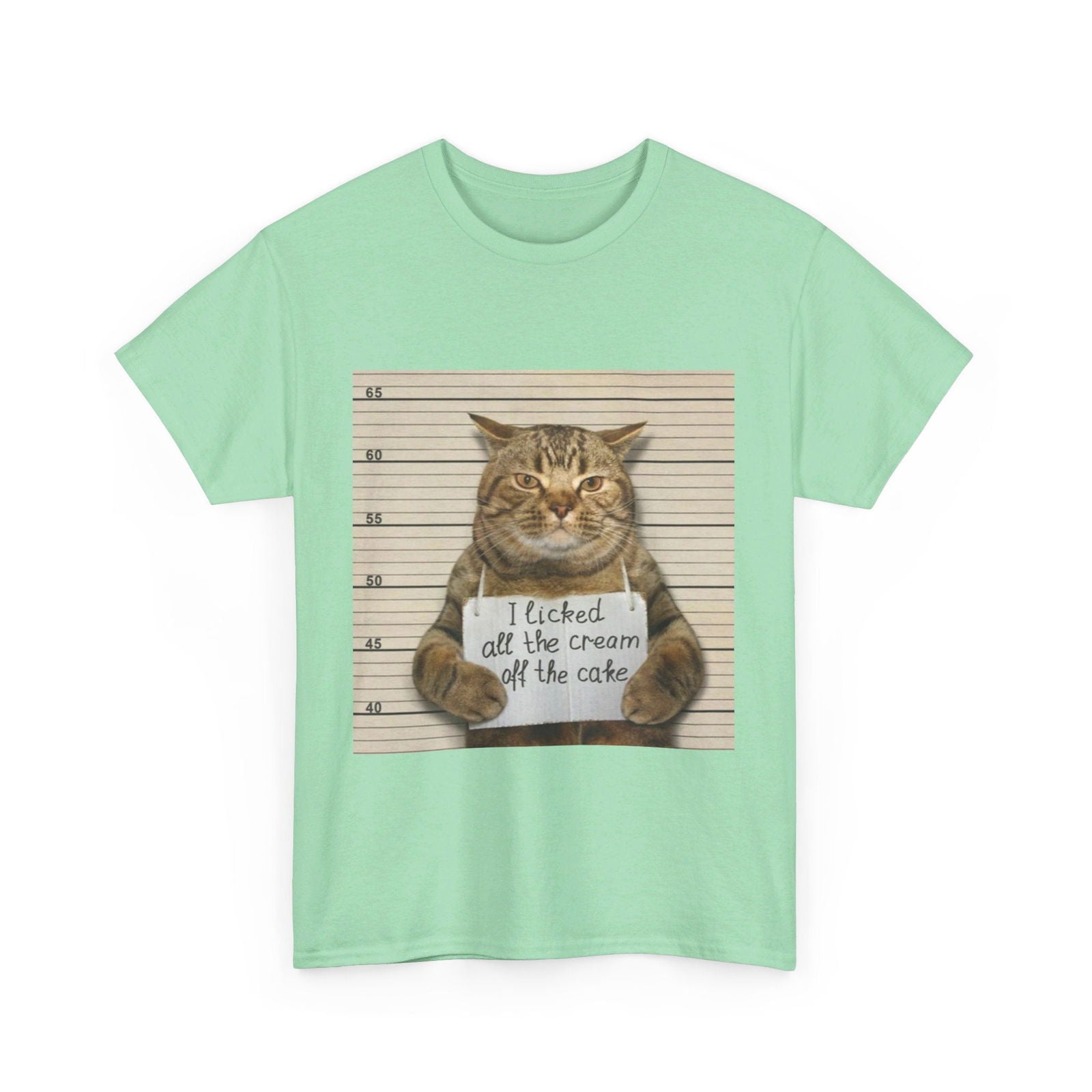 The Cat Did It Unisex Heavy Cotton Tee - S-Mart Shop Smart Treasures