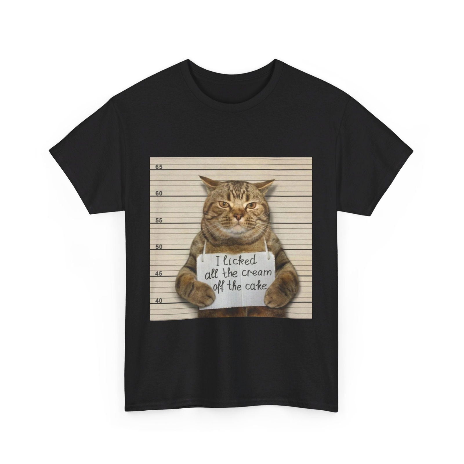 The Cat Did It Unisex Heavy Cotton Tee - S-Mart Shop Smart Treasures