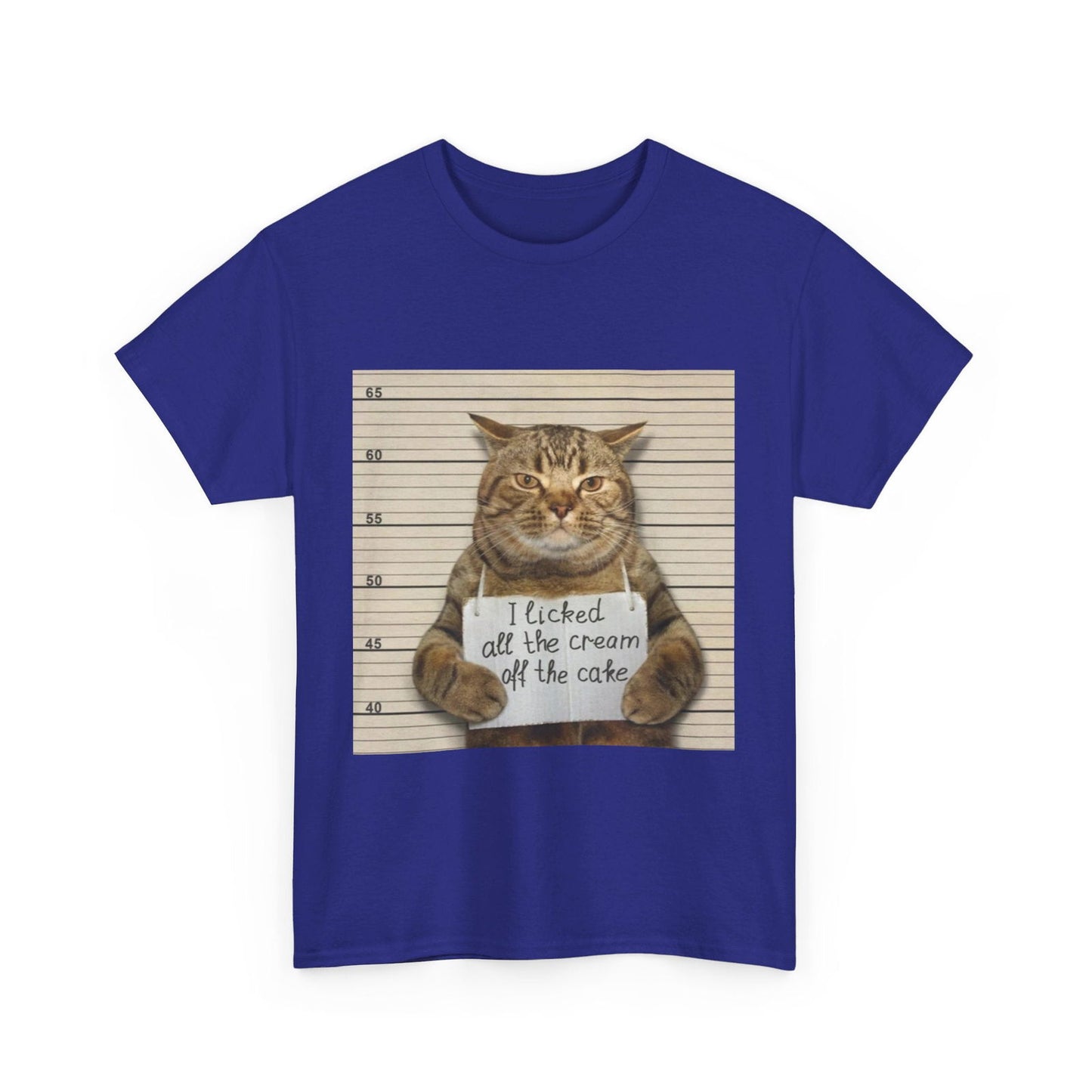 The Cat Did It Unisex Heavy Cotton Tee - S-Mart Shop Smart Treasures